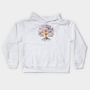 Coral Reef Tree Kids Hoodie